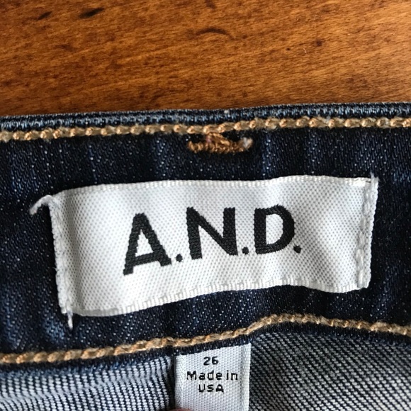 AND blue jeans size 26. Skinny mid-rise - Picture 2 of 4